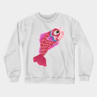 koinobori in pink by xoalsohanifa Crewneck Sweatshirt